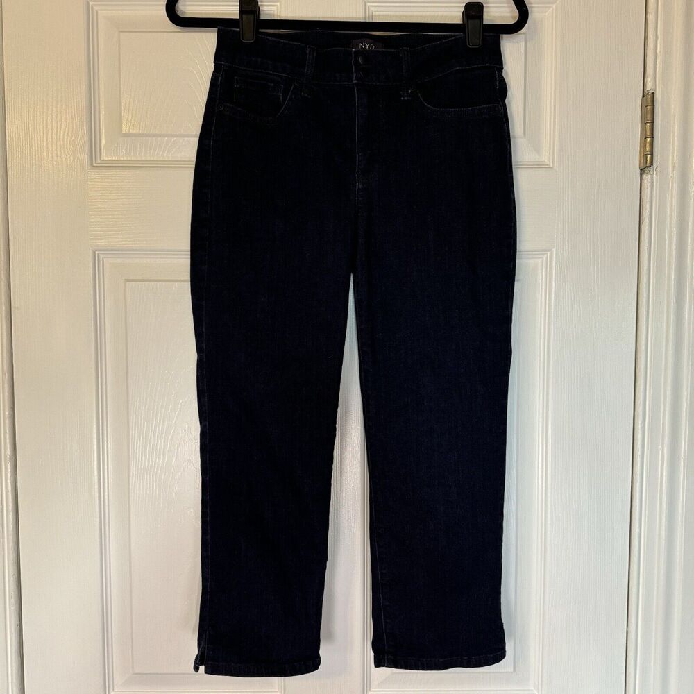 NYDJ Lana Capri Jeans Cool Embrace Lift X Tuck Technology Women’s Size 4 EUC